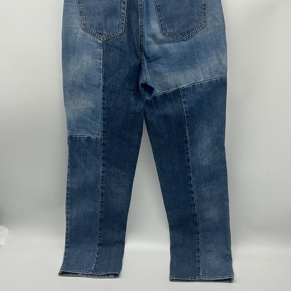 PACSUN ECO PATCHWORK BOYFRIEND JEANS WOMEN SIZE 28x32 BLUE JEANS - Picture 5 of 14